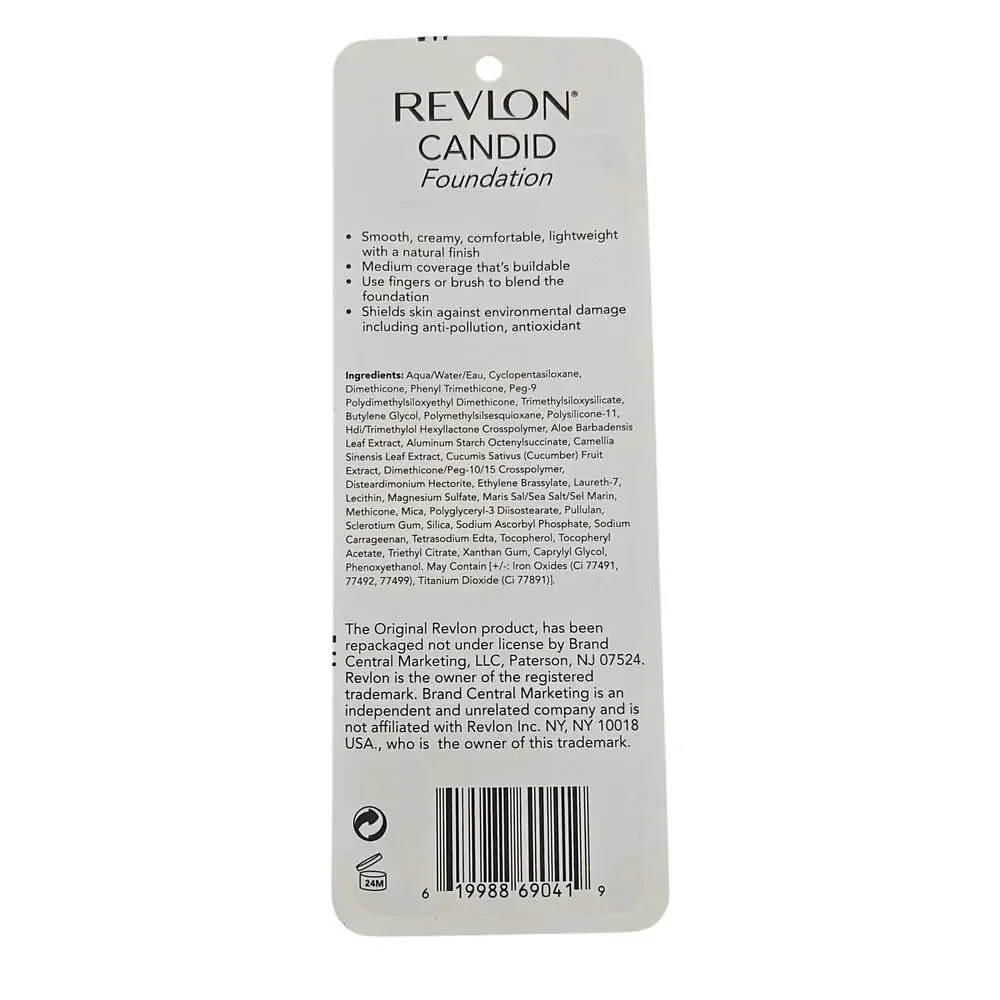 REVLON Candid Photoready Foundation #510 Makeup Bundle of 3